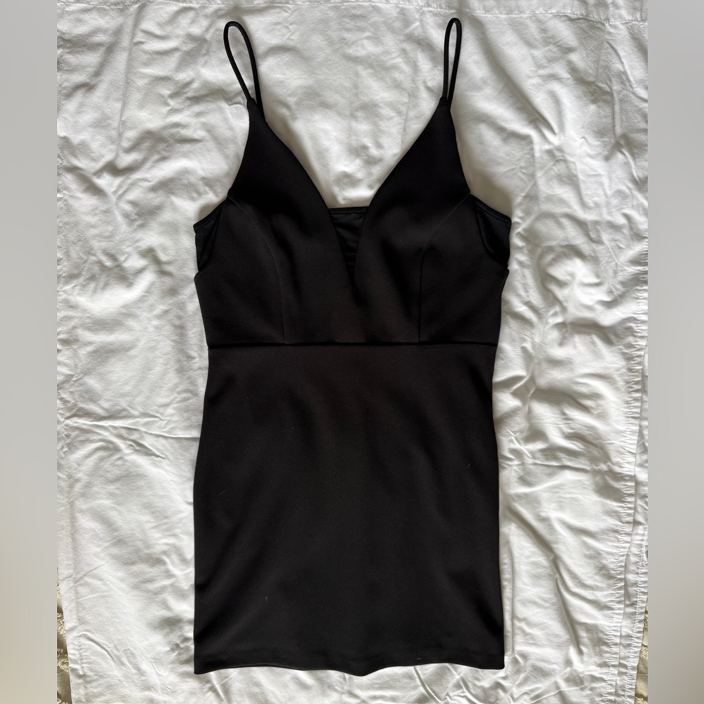 Express Black Spaghetti Strap Dress